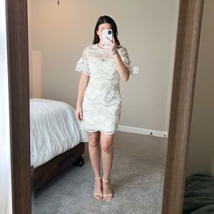 Vici Collection,  Bridal Shower, Rehearsal Dinner, Lace Detailed, Dress